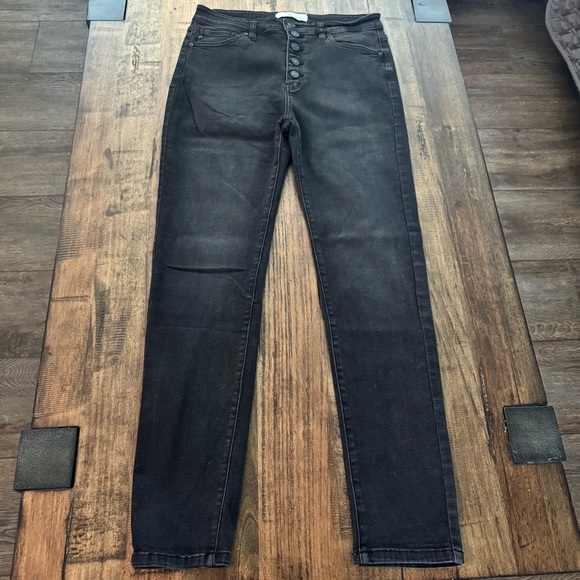 KanCan High Rise Graphite Button-Fly Bootcut Jeans - Picture 9 of 15